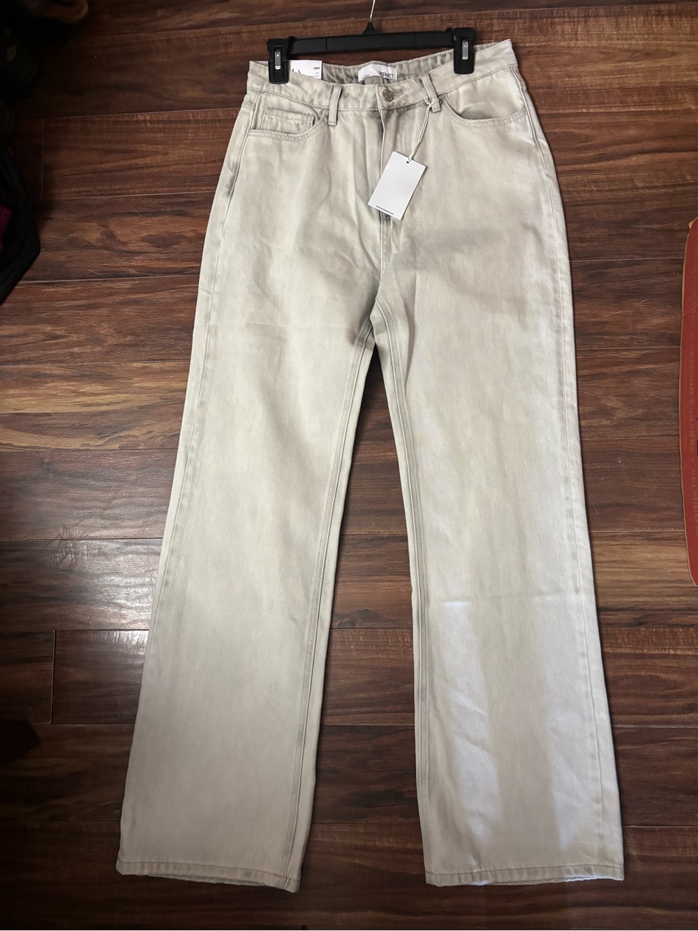 Vervet 29 vintage Leslie flare gray 34” inseam tall girl BNWT Beachy western - Picture 1 of 11